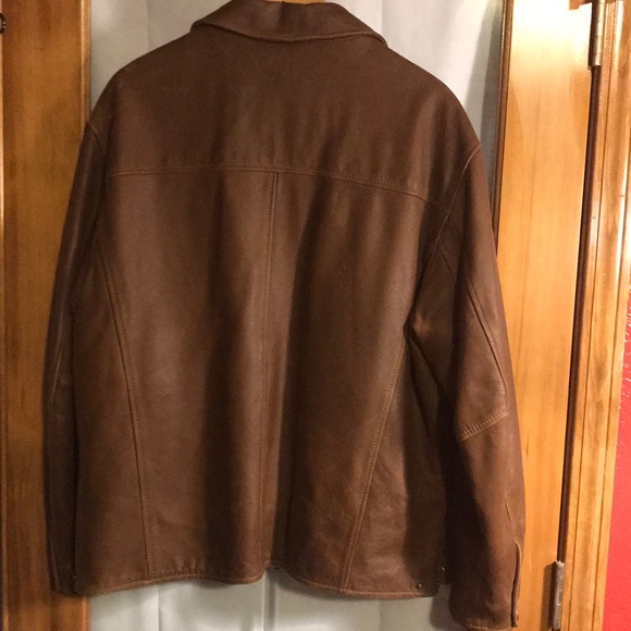 weatherproof leather jacket